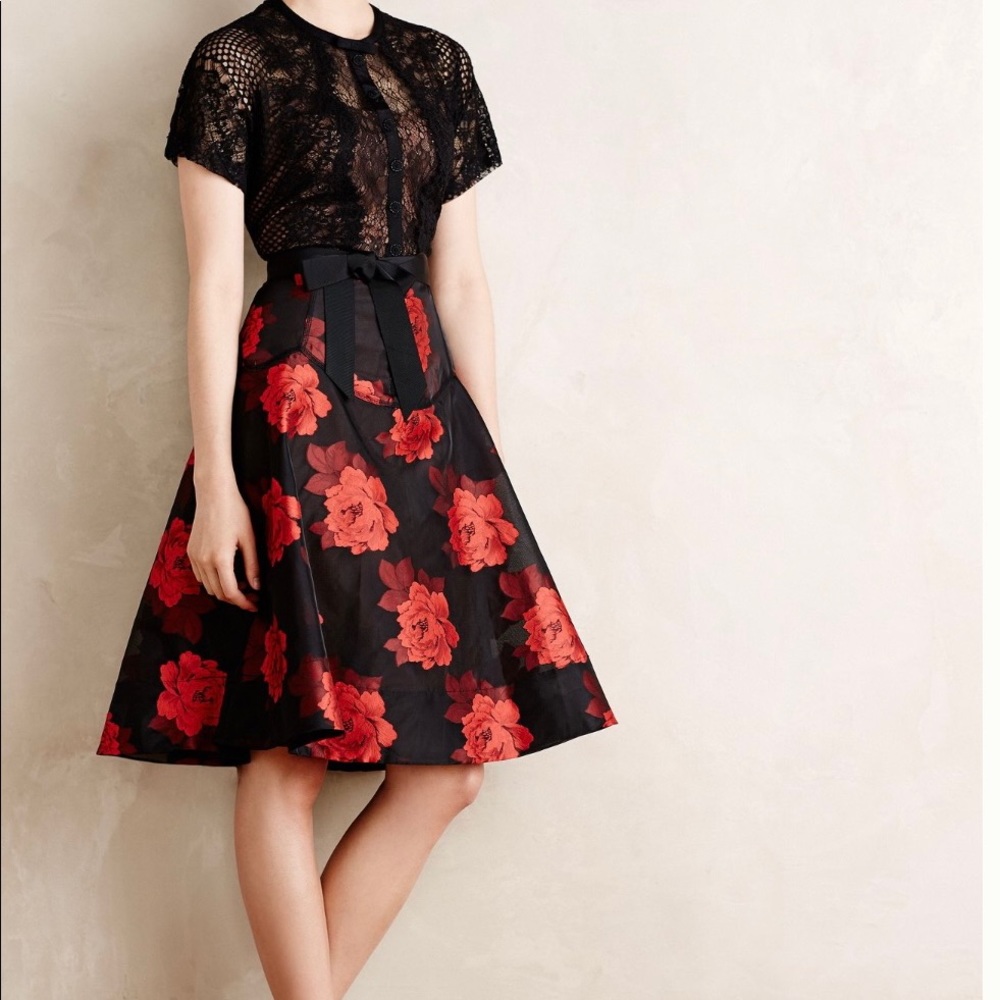 Anthropologie Castilian Rose Dress size 6